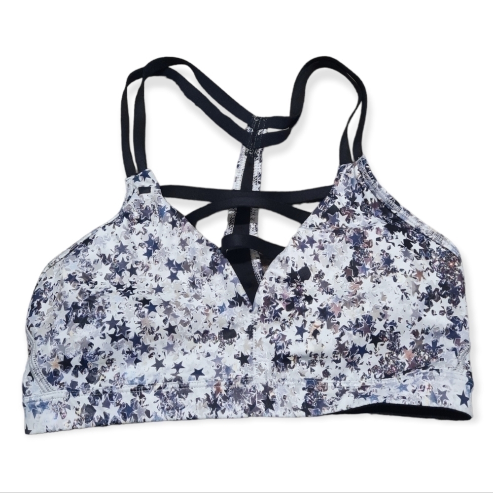 Victoria's Secret Sport VSX Sports Bra Star Design Womens XS